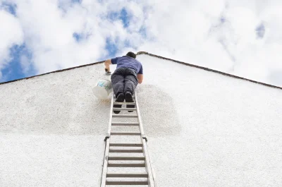 Peinture extérieure à Coaraze — façades et ravalement
